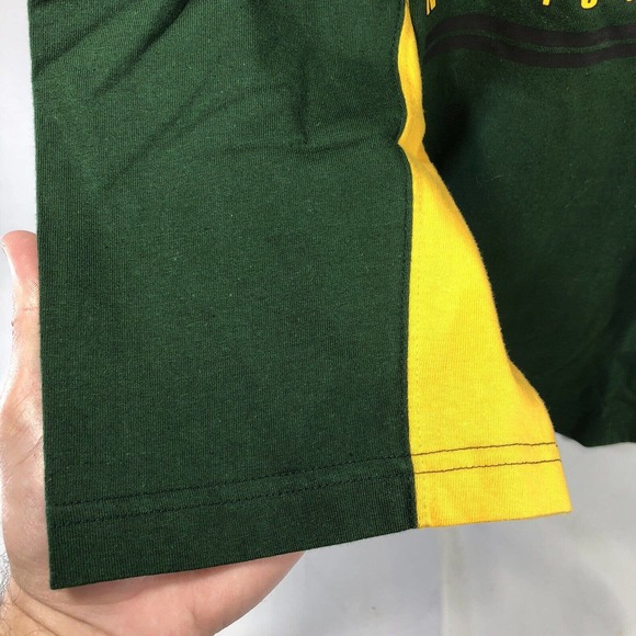 Vintage Deadstock NWT Green Bay Packers 3/4 Sleeve Shirt M Game Day 90s 1998 - Picture 9 of 12